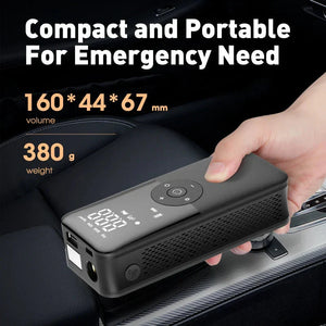 Rechargeable Battery-Powered Tire Inflator for Portability