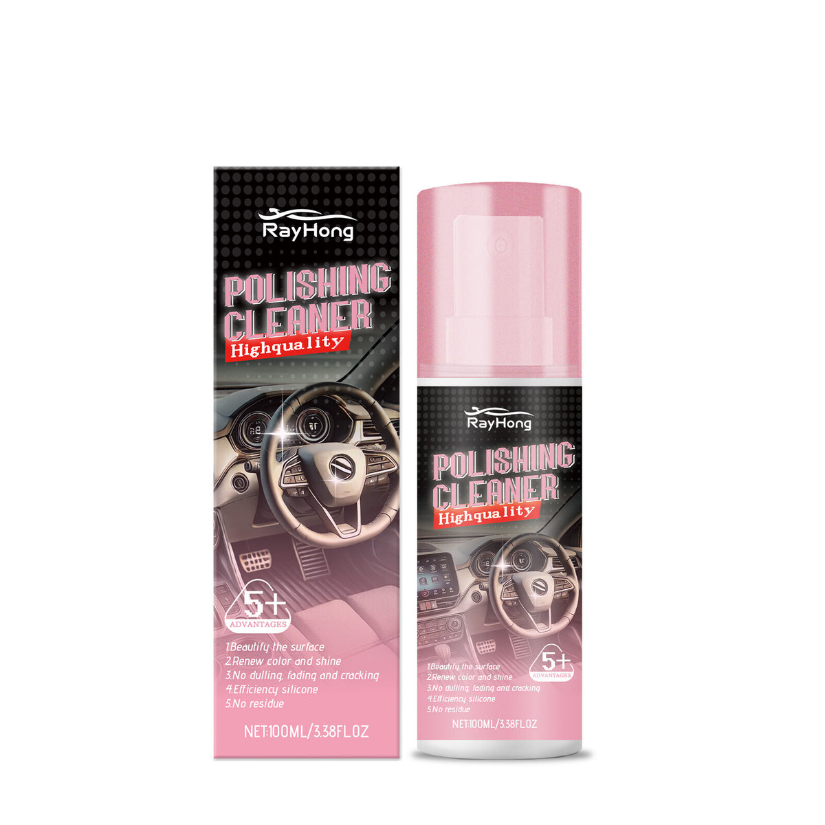 3X Polishing Cleaner Car Interior, Car Interior Detailer and Cleaner 100Ml 2026